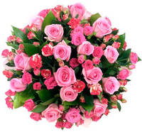 Букет "Розовый закат"