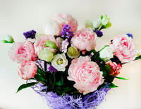 Букет из пионов "Розовое чудо"