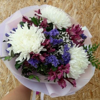 Букет из хризантем "Мила"