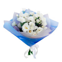 Букет из эустомы "Бриз"