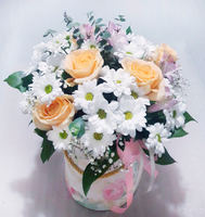 Коробка с цветами "Зефирка"