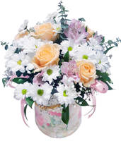 Коробка с цветами "Зефирка"